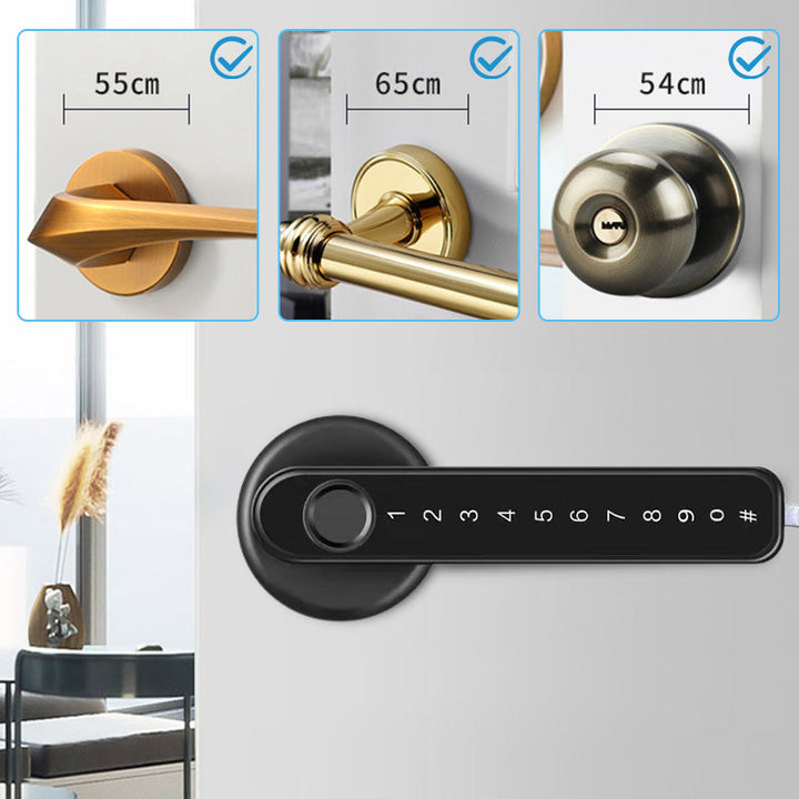 Kalsten | Fingerprint Smart door lock handle with Bluetooth APP control