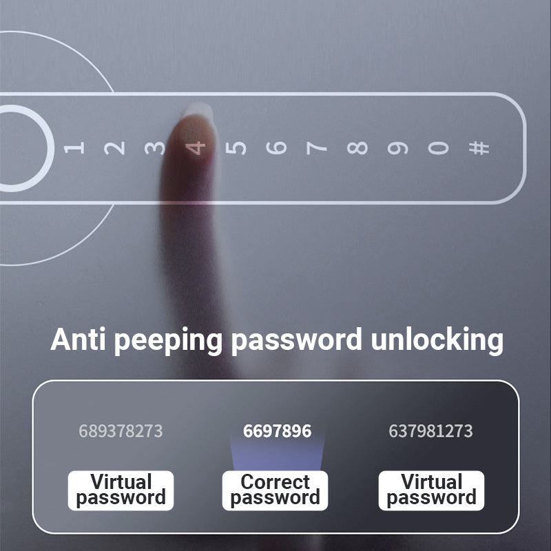 Kalsten | Fingerprint Smart door lock handle with Bluetooth APP control
