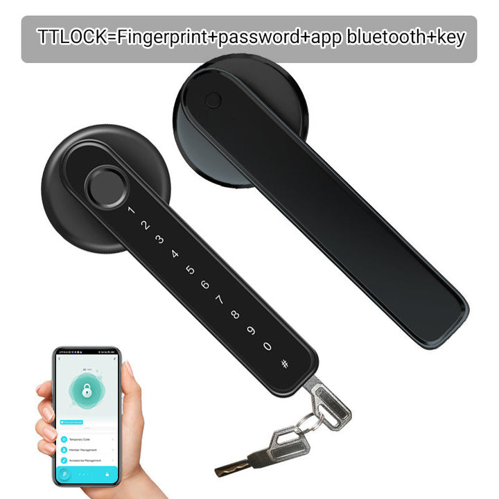Kalsten | Fingerprint Smart door lock handle with Bluetooth APP control
