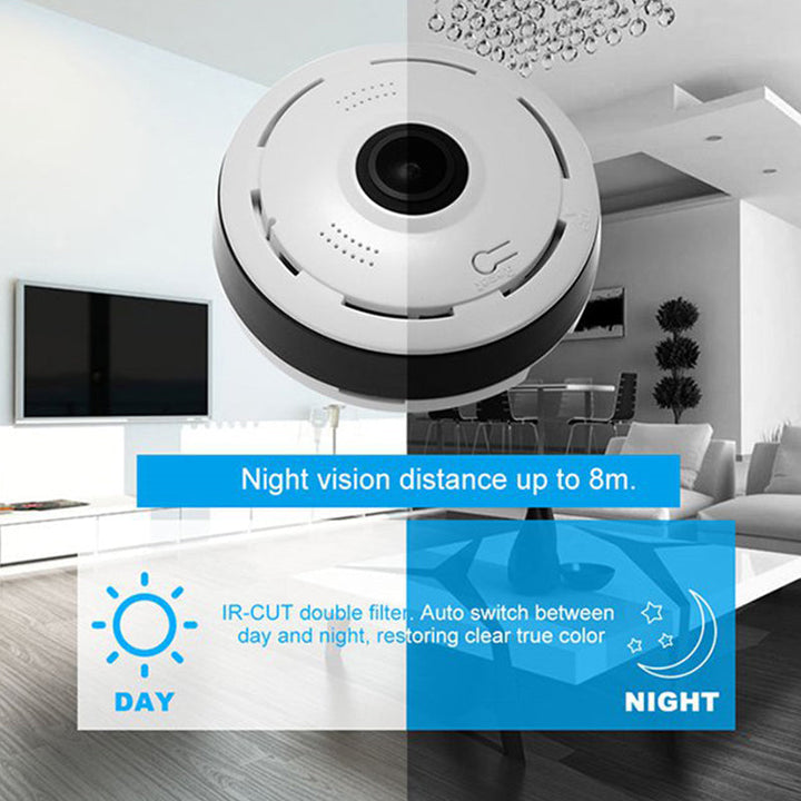 360° Wireless Indoor Security Camera