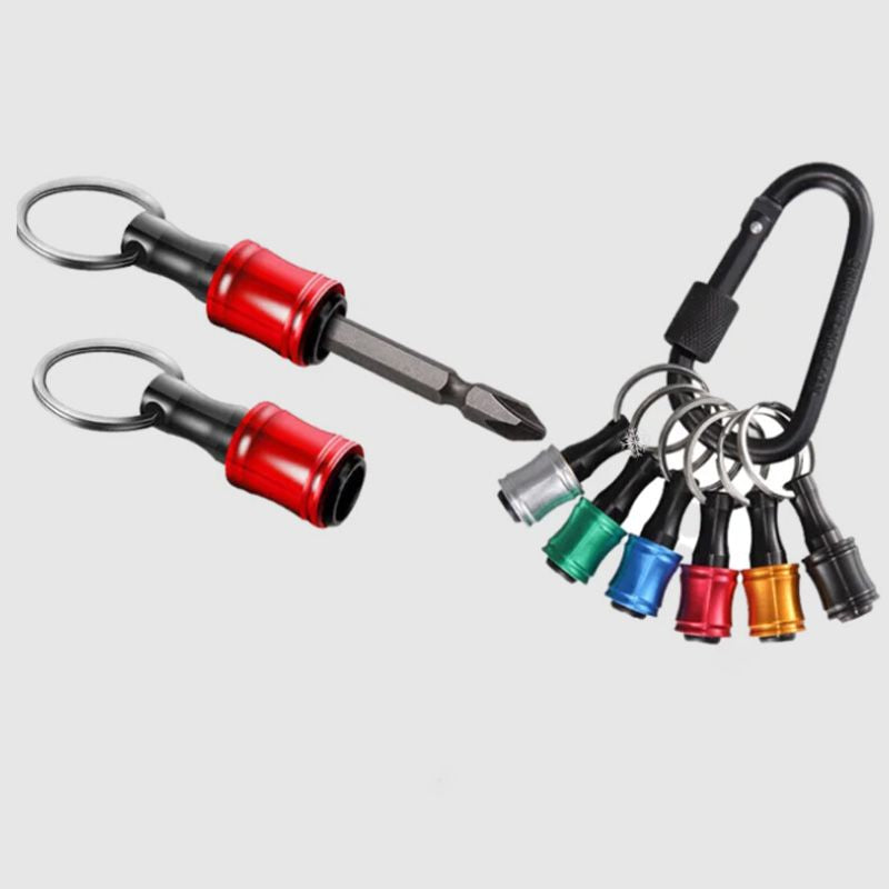 Hex Bit Holder Keychain – 1/4" Screwdriver