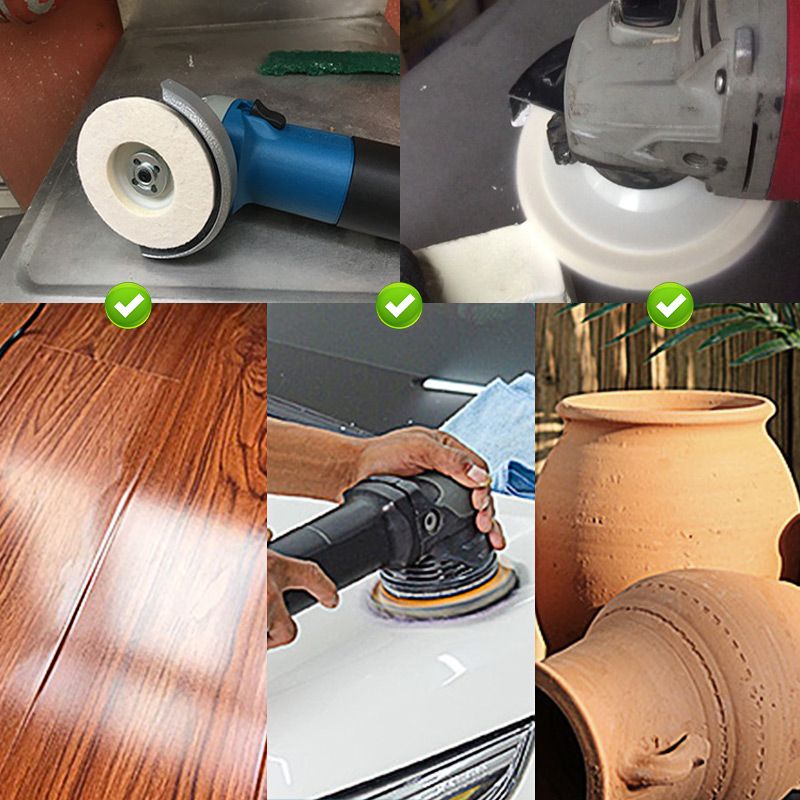 Wool Polishing Disc Pad
