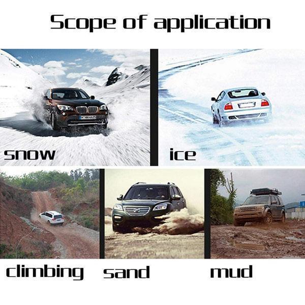 Universal Snow Chains – Cars, SUVs & Trucks