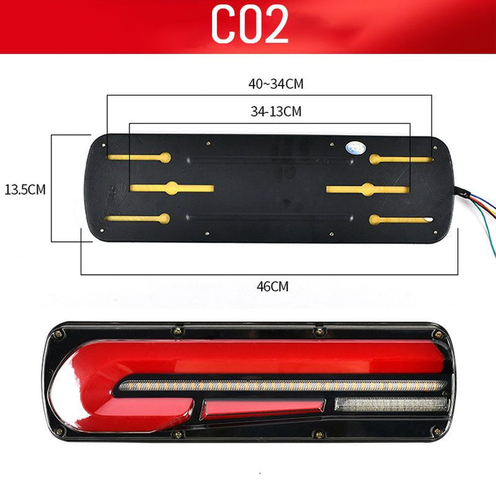 LED Truck Tail Lights – 2-Pack