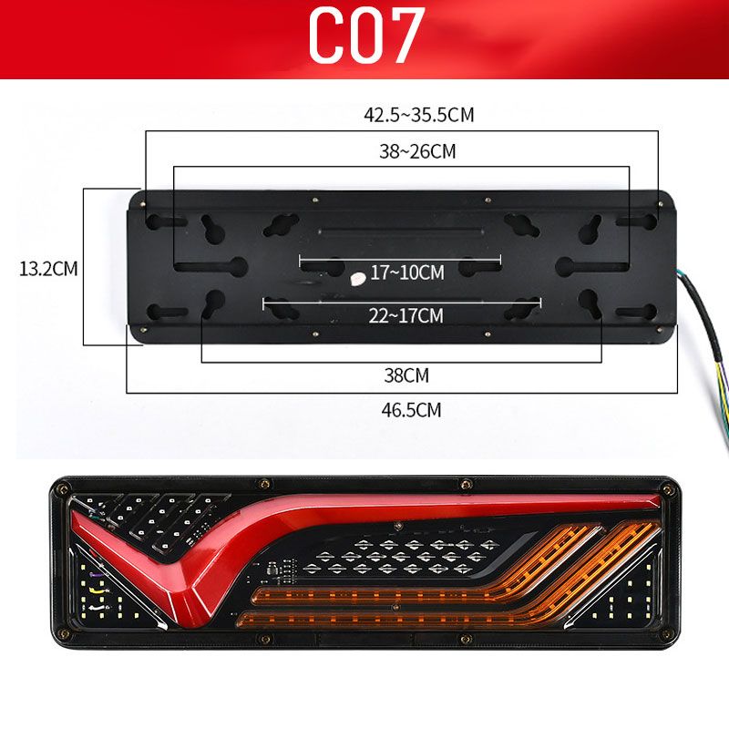 LED Truck Tail Lights – 2-Pack