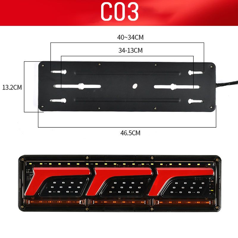 LED Truck Tail Lights – 2-Pack
