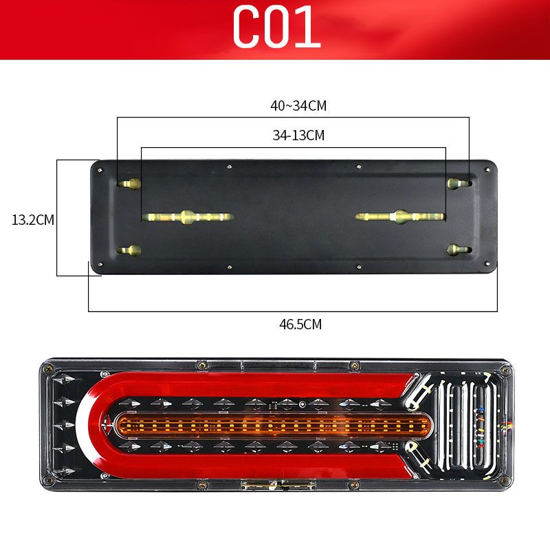 LED Truck Tail Lights – 2-Pack
