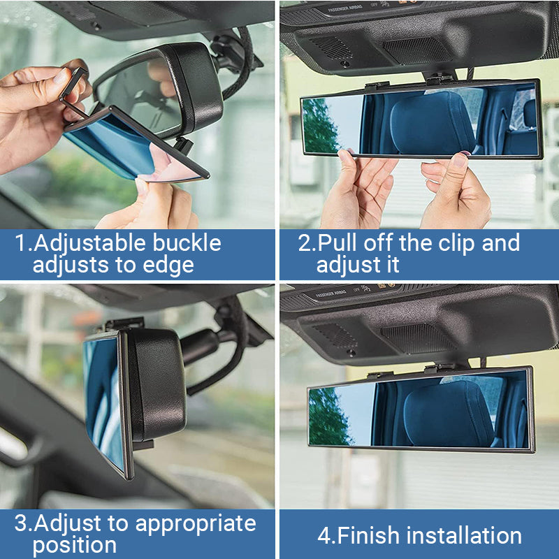 BowLift | Wide curved rearview mirror for cars
