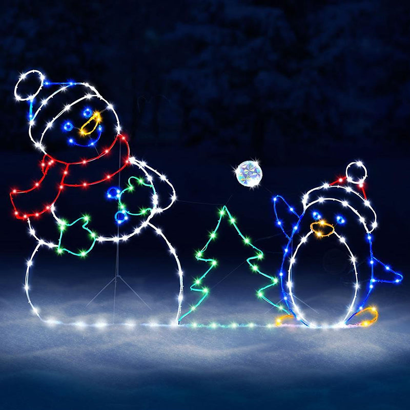 Animated LED Snowball Light