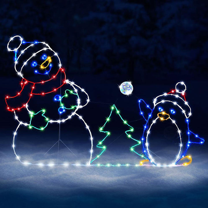 Animated LED Snowball Light