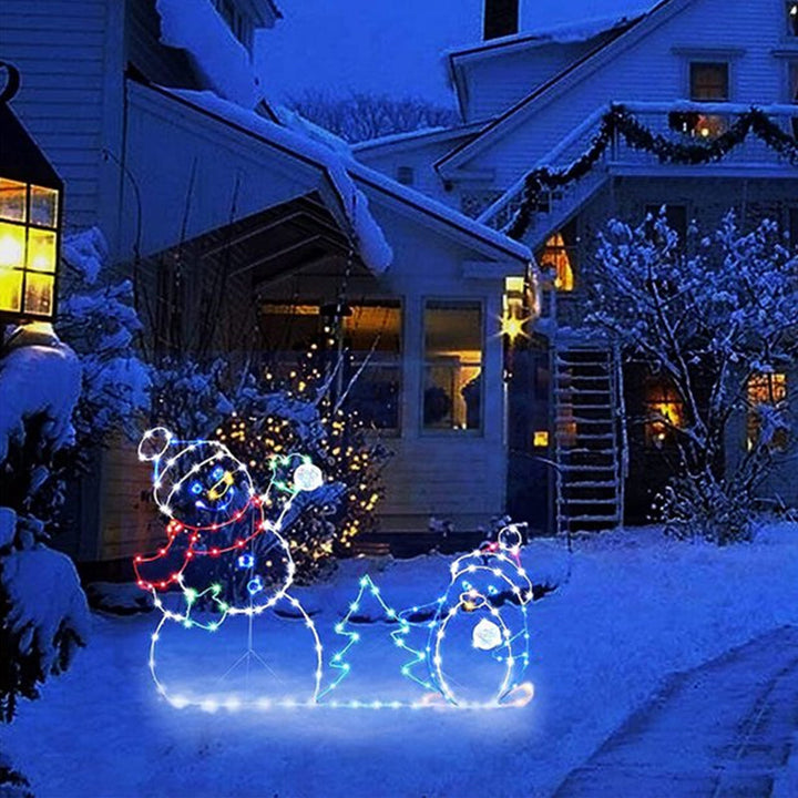 Animated LED Snowball Light