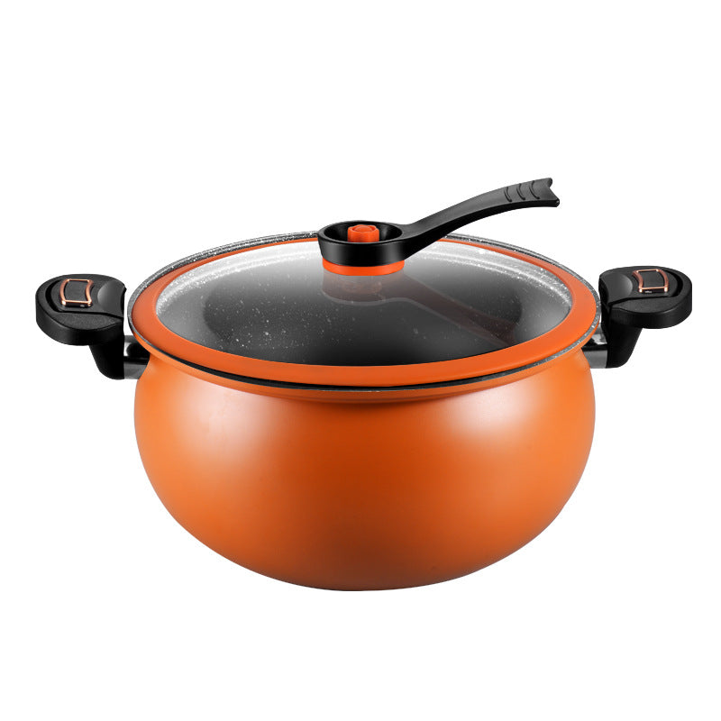 McRib Stone Micro Cooking Pot with Non-Stick Coating | Kalsten