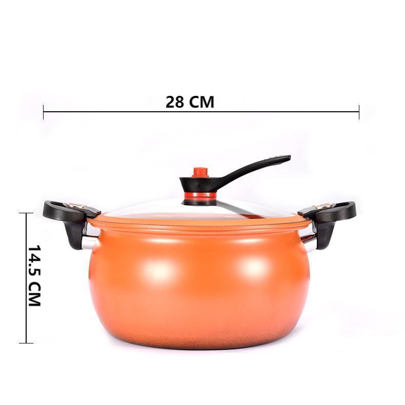 McRib Stone Micro Cooking Pot with Non-Stick Coating | Kalsten