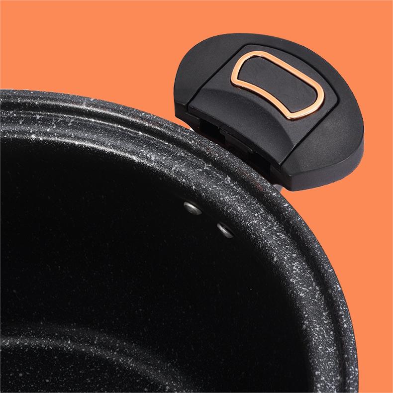 McRib Stone Micro Cooking Pot with Non-Stick Coating | Kalsten
