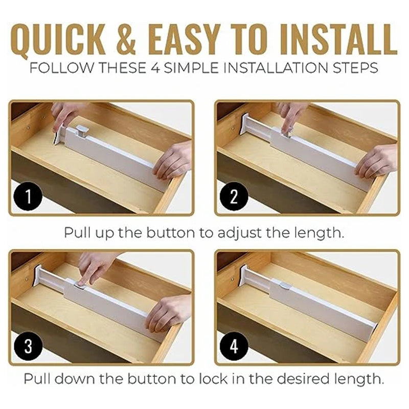 Adjustable Drawer Divider Organizer