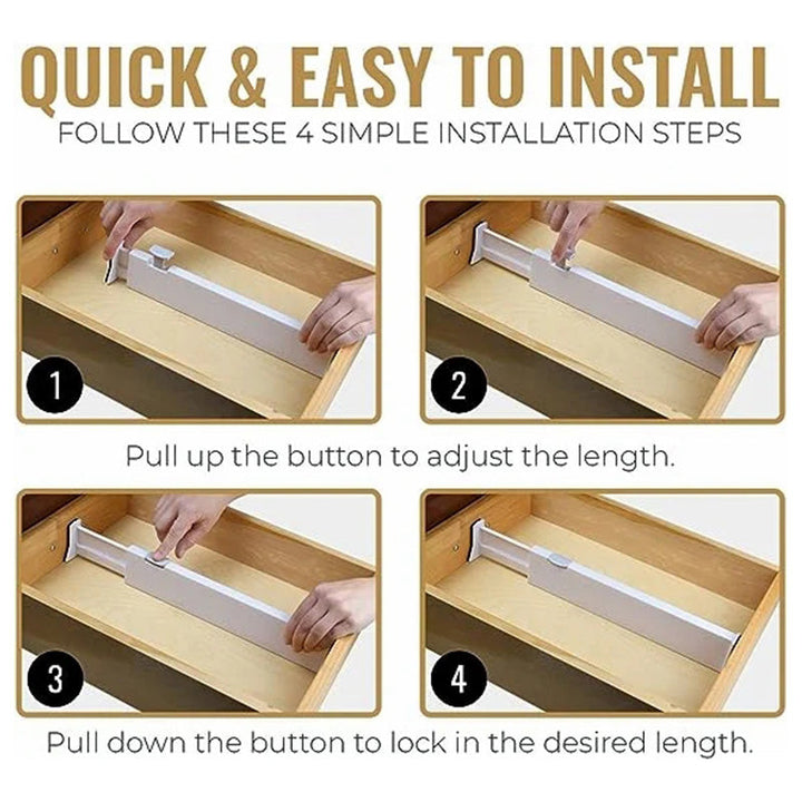 Adjustable Drawer Divider Organizer