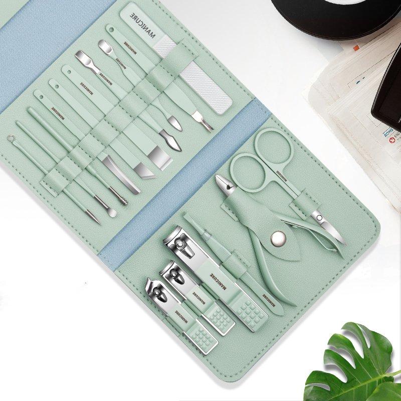 Nail Clipper Set portable 12/16 pieces with case | Kalsten