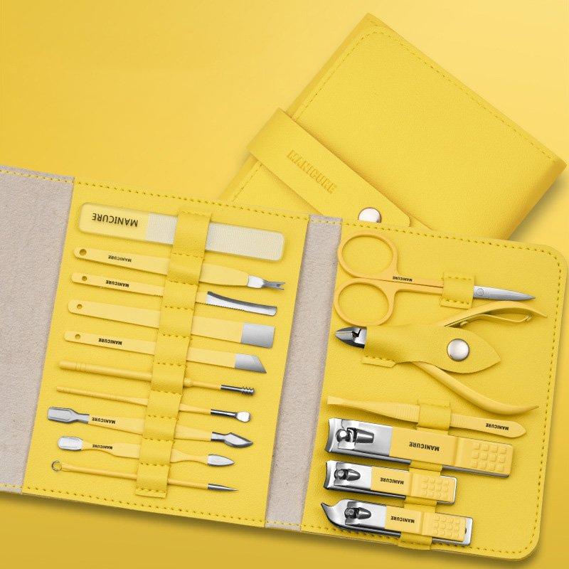 Nail Clipper Set portable 12/16 pieces with case | Kalsten