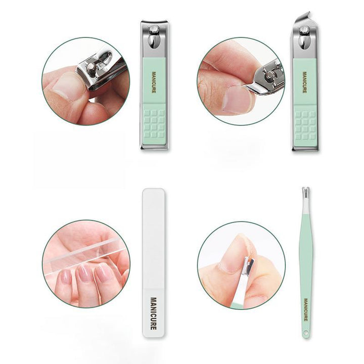Nail Clipper Set portable 12/16 pieces with case | Kalsten