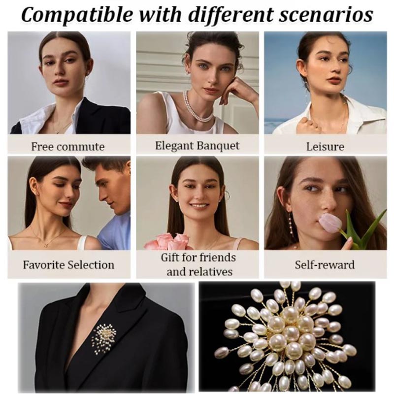 Kalsten | BUY 1 GET 1 FREELadies' high-end exquisite handmade pearl brooch