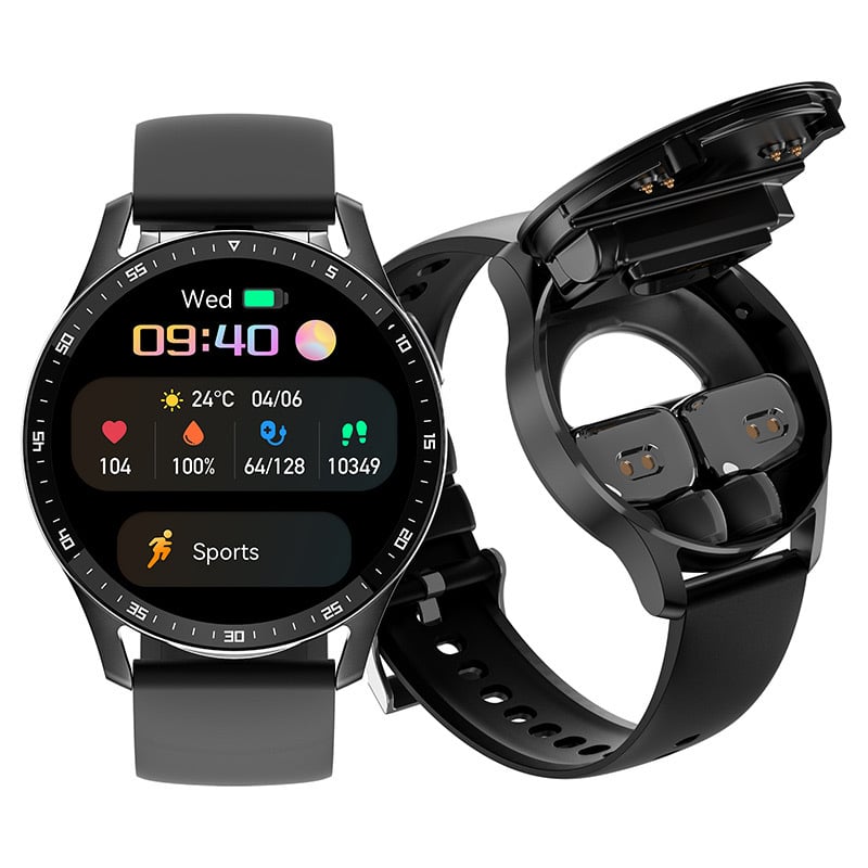 2-in-1 Smartwatch with integrated headphones | Kalsten