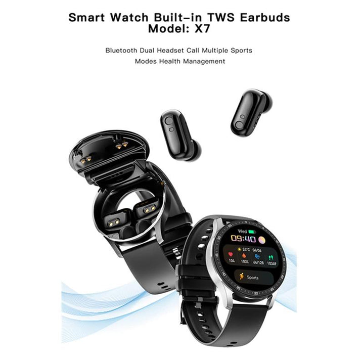 2-in-1 Smartwatch with integrated headphones | Kalsten