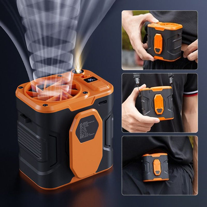 Portable Super Cooling Waist Hanging Fan | Kalsten