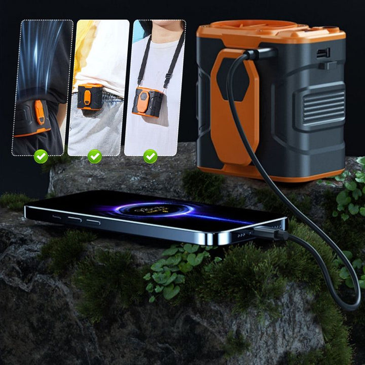 Portable Super Cooling Waist Hanging Fan | Kalsten