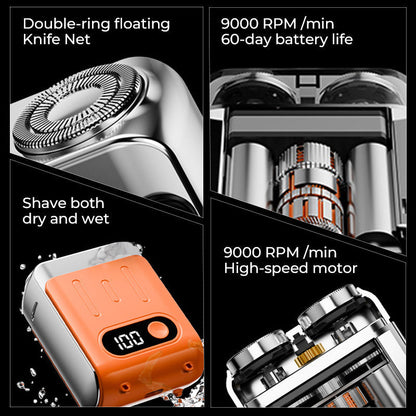 BowLift | Men's Portable Mini Rotary Electric Shaver