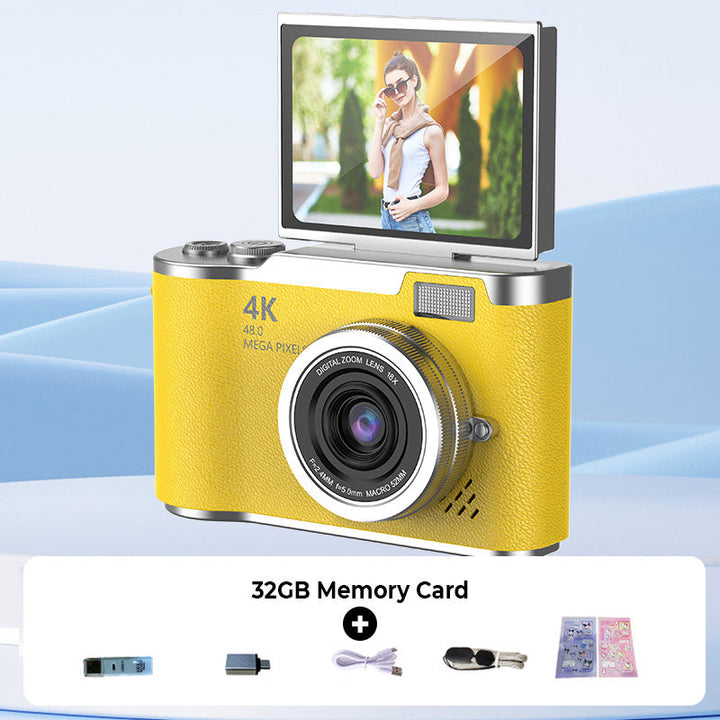 Kalsten | 4K HD Flip-Screen Digital Camera