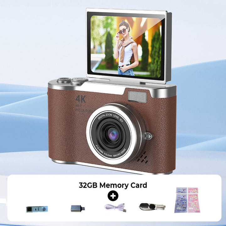 Kalsten | 4K HD Flip-Screen Digital Camera