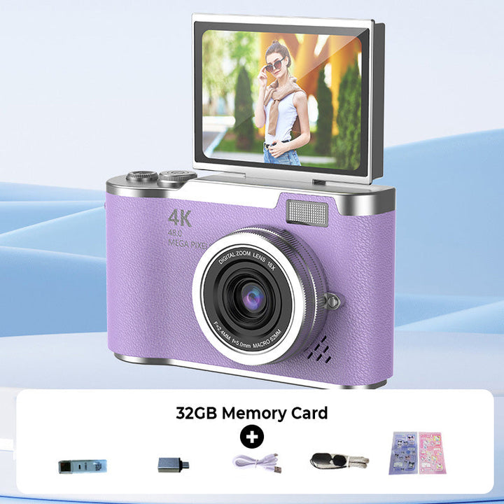 Kalsten | 4K HD Flip-Screen Digital Camera