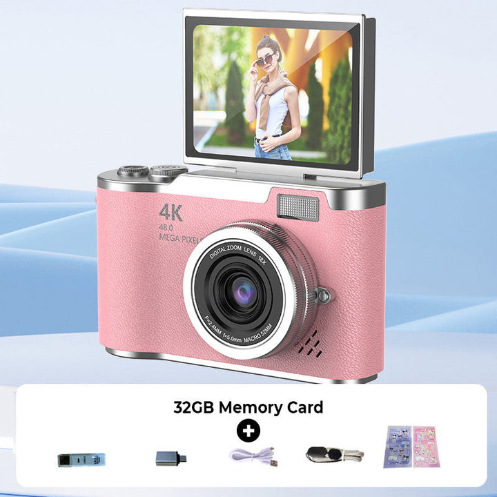 Kalsten | 4K HD Flip-Screen Digital Camera