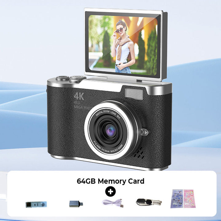 Kalsten | 4K HD Flip-Screen Digital Camera