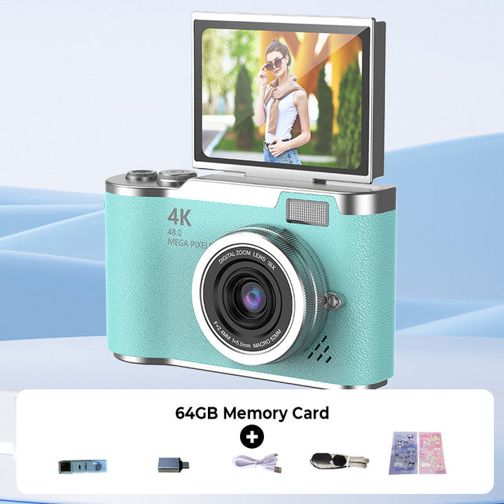 Kalsten | 4K HD Flip-Screen Digital Camera