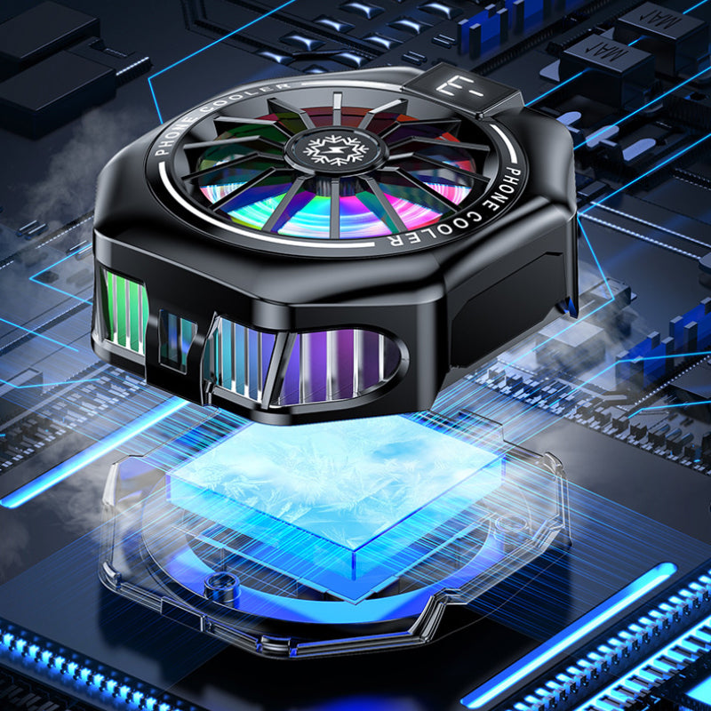 Magnetic Clip-on Phone Cooler with Semi-Conductor Cooling Chip | Kalsten