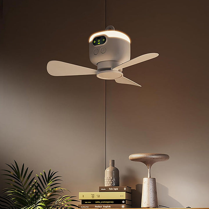 Rechargeable Ceiling Fan with LED Lights | Kalsten