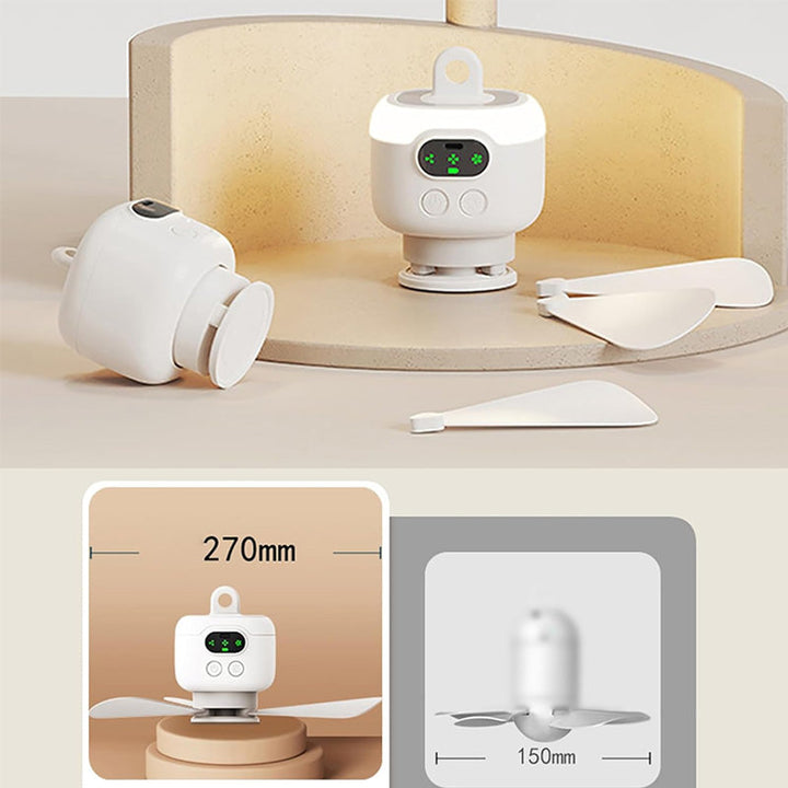 Rechargeable Ceiling Fan with LED Lights | Kalsten
