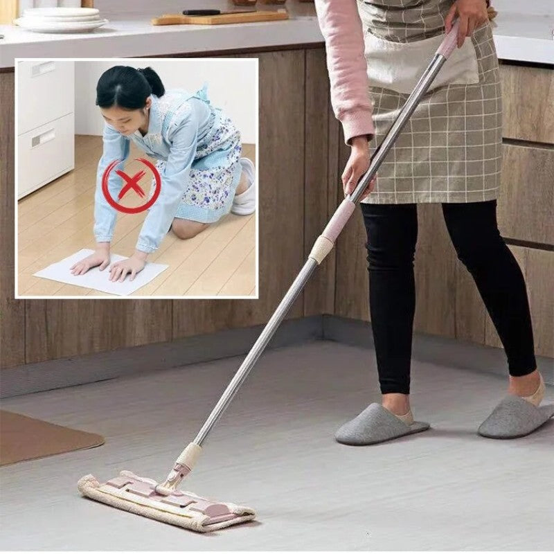 FlexiClean Floor Mop with Telescopic Handle & Microfiber | Kalsten