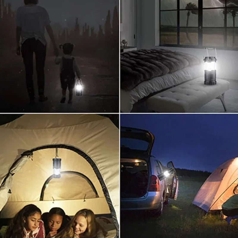 Solar LED Strong Light Outdoor Fan Lantern | Kalsten