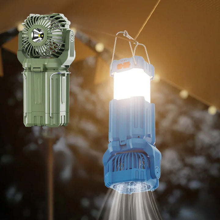 Solar LED Strong Light Outdoor Fan Lantern | Kalsten