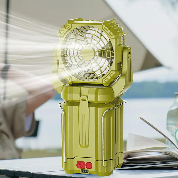 Solar LED Strong Light Outdoor Fan Lantern | Kalsten