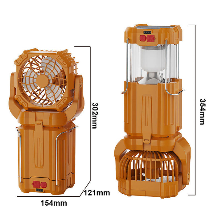 Solar LED Strong Light Outdoor Fan Lantern | Kalsten