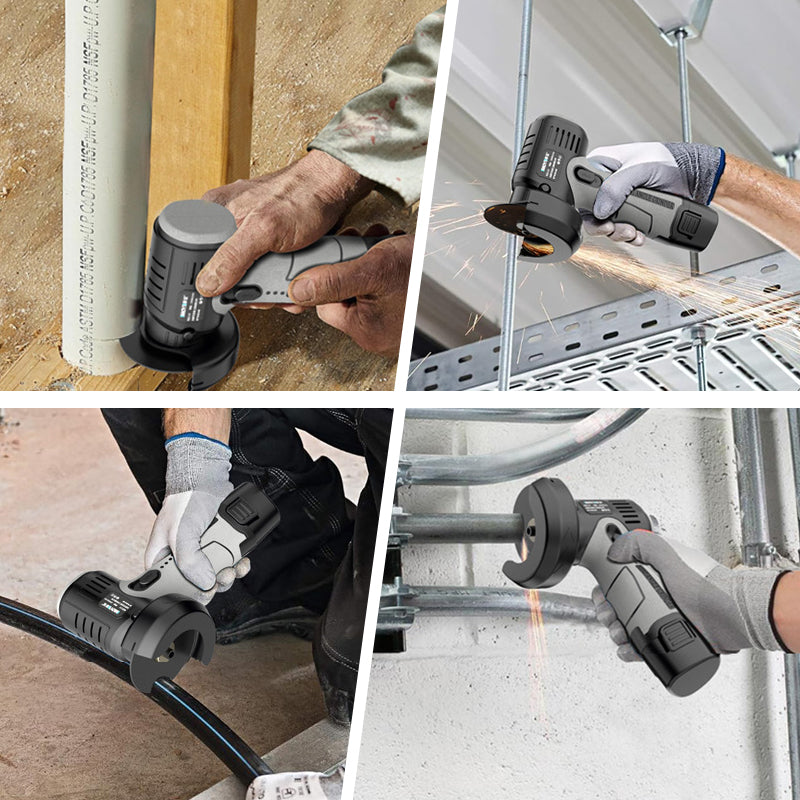 BowLift | 12V Mini Angle Grinder with Cutting Disc
