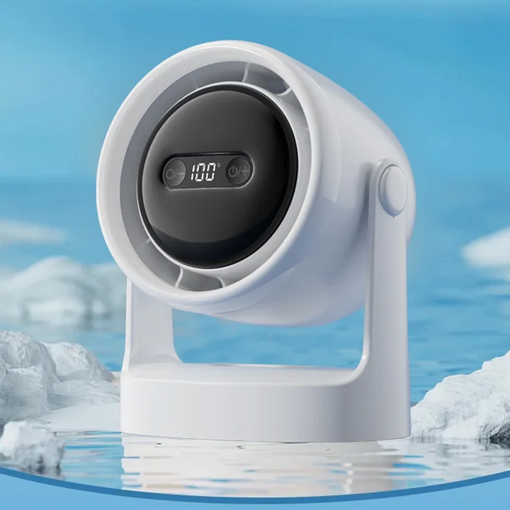 3-in-1 LED Light & Built-in Aromatherapy Diffuser Silent Mini Fan | Kalsten