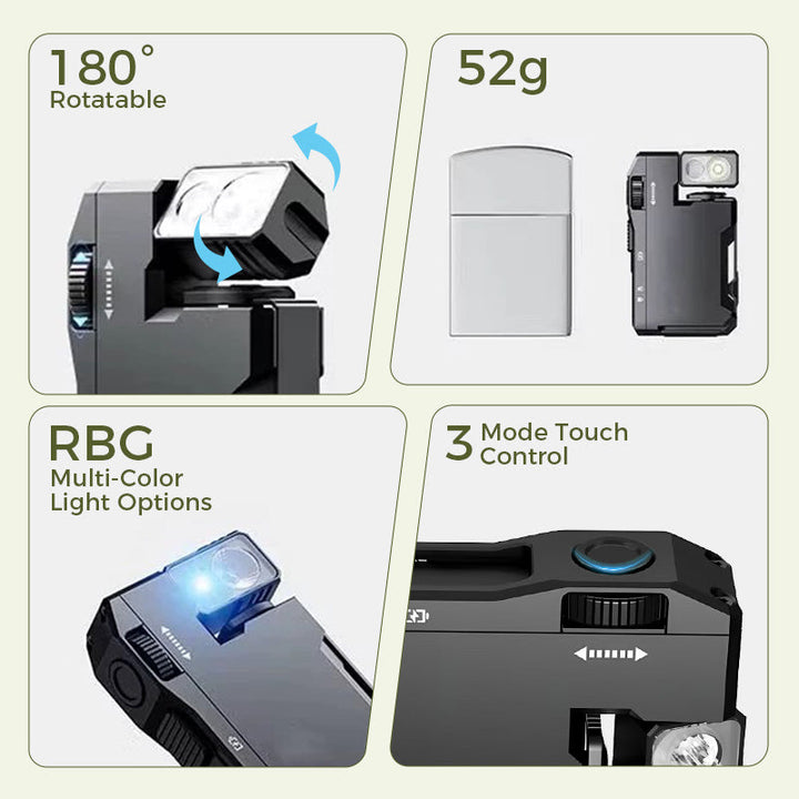 Kalsten | Portable mini flashlight with rotating head