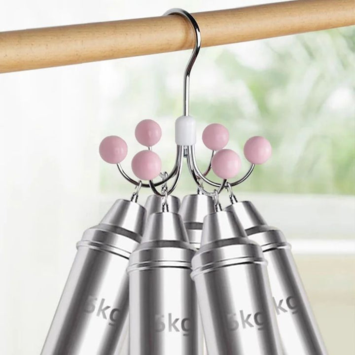 Kalsten | 360° rotatable multifunctional storage hanger with 6 hooks