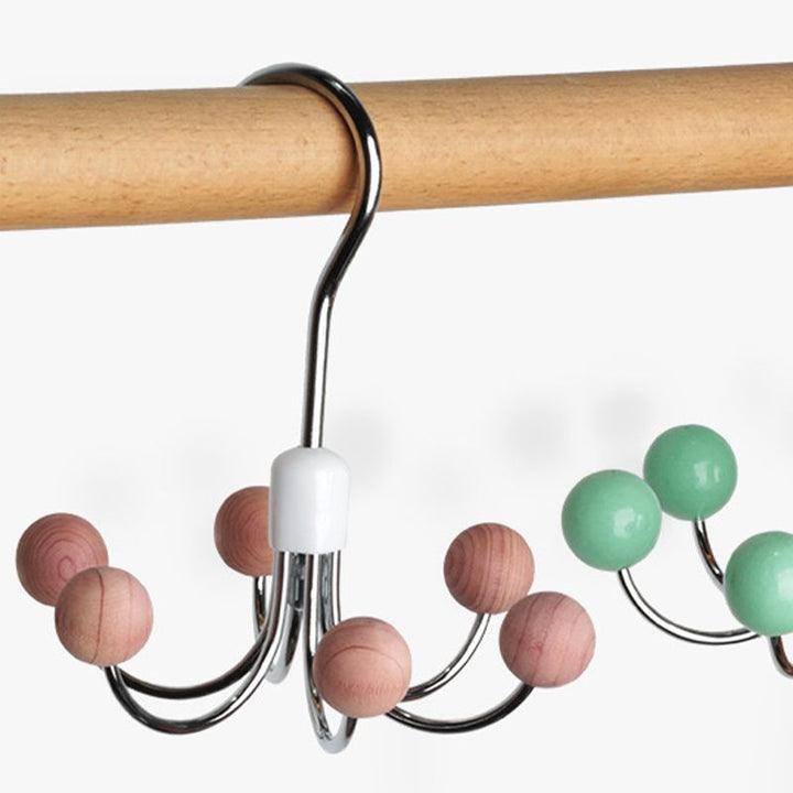 Kalsten | 360° rotatable multifunctional storage hanger with 6 hooks