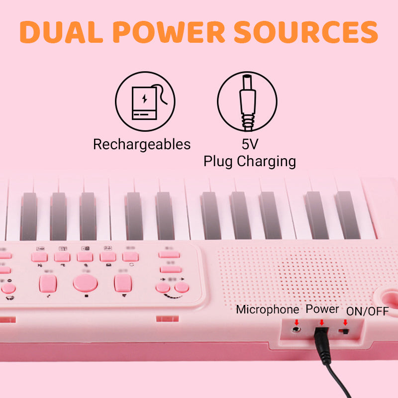 Kalsten | 37-key piano keyboard for children with microphone