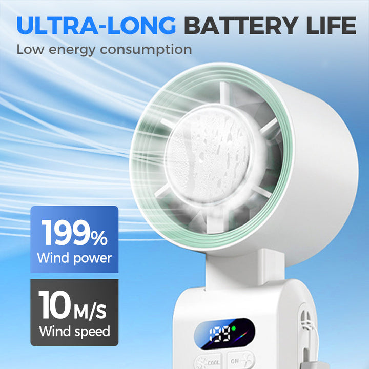 Handheld Portable Fan with Ice Cooler | Kalsten